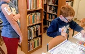 "W Stumilowym Lesie  z Kubusiem Puchatkiem"  - warsztaty czytelniczo-artystyczne w Filii nr 1 11
