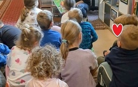 "Gdyby książki mogły m&oacute;wić" - lekcja biblioteczna w Filii nr 1 7