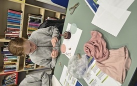 Światło i cień &ndash;  Teatr cieni. Magiczna przygoda z Piotrusiem Panem! Relacja z warsztat&oacute;w Projektu Biblioteka - Portal Odkrywc&oacute;w. &bdquo;Biblioteka &ndash; Portal Odkrywc&oacute;w. Poznajemy świat przez doświadczenie&rdquo; 5