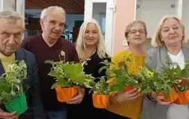 Odwiedziny gości z klubu "Wesoły Senior" 1