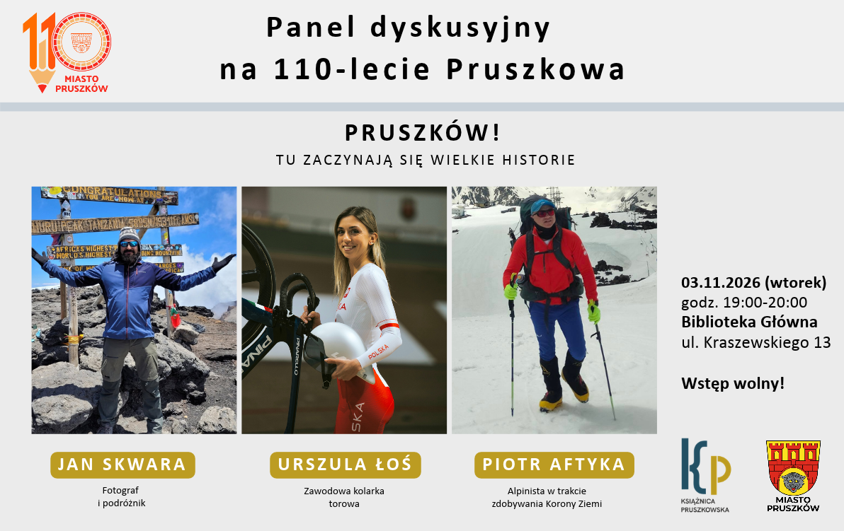Zdjęcie. Wydarzenie. Panel dyskusyjny, 110 lat Miasta Pruszkowa
