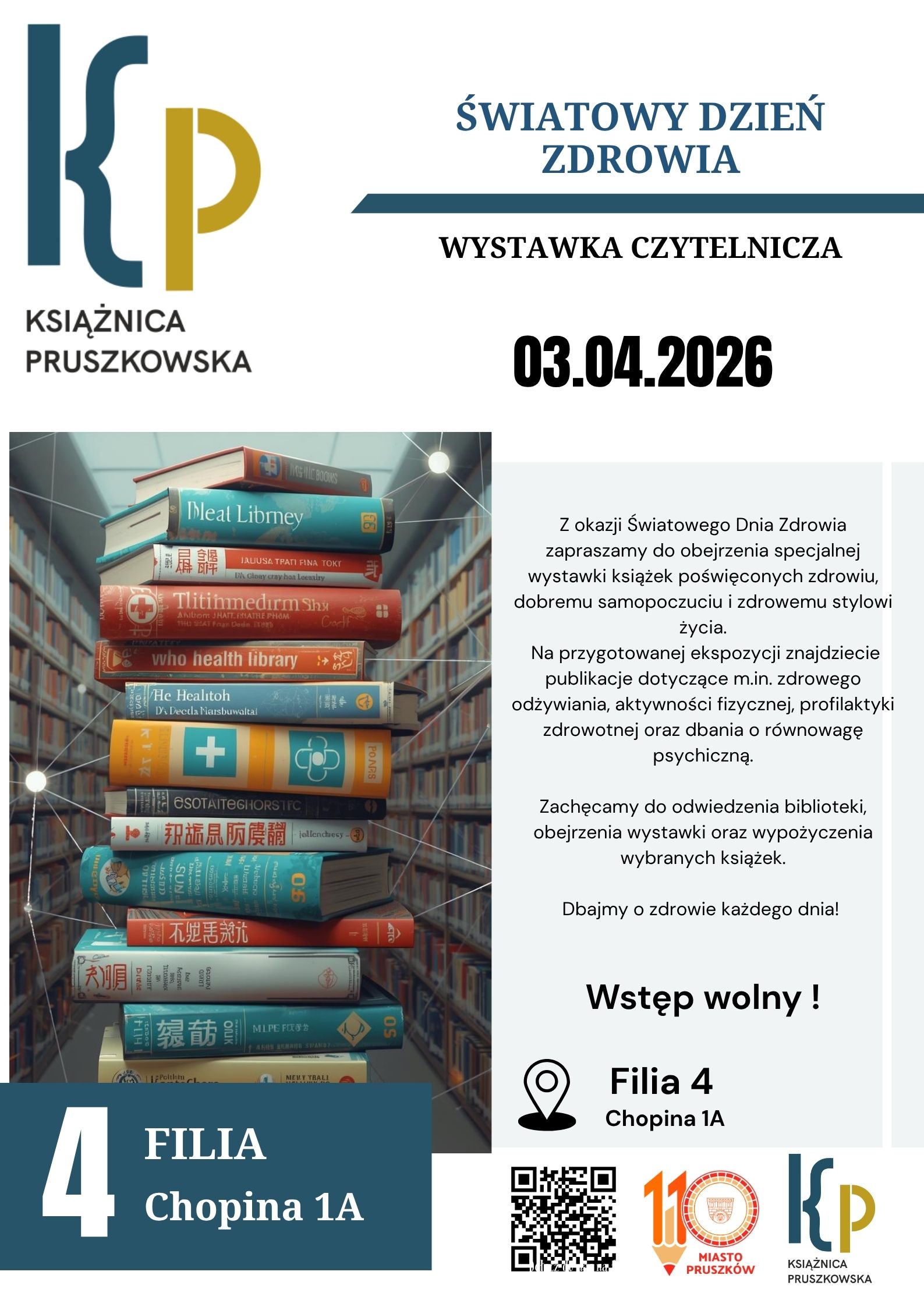 Książki dla zdrowia - wystawa F4