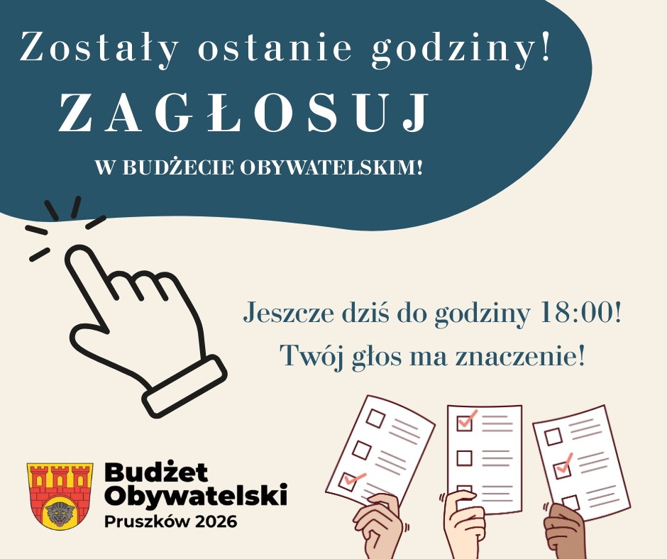 Ostatnia szansa! Budżet Obywatelski!