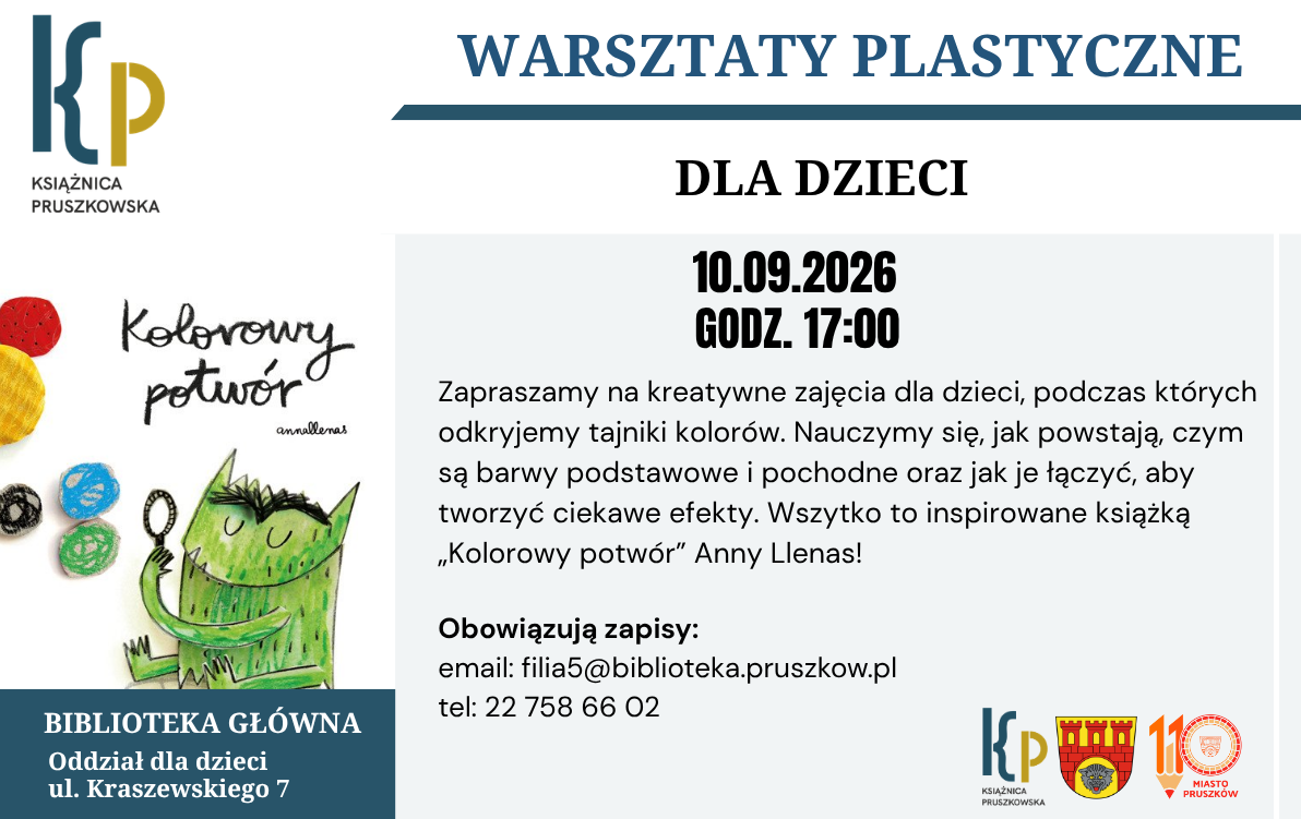 Warsztaty w&nbsp;Bibliotece dla dzieci