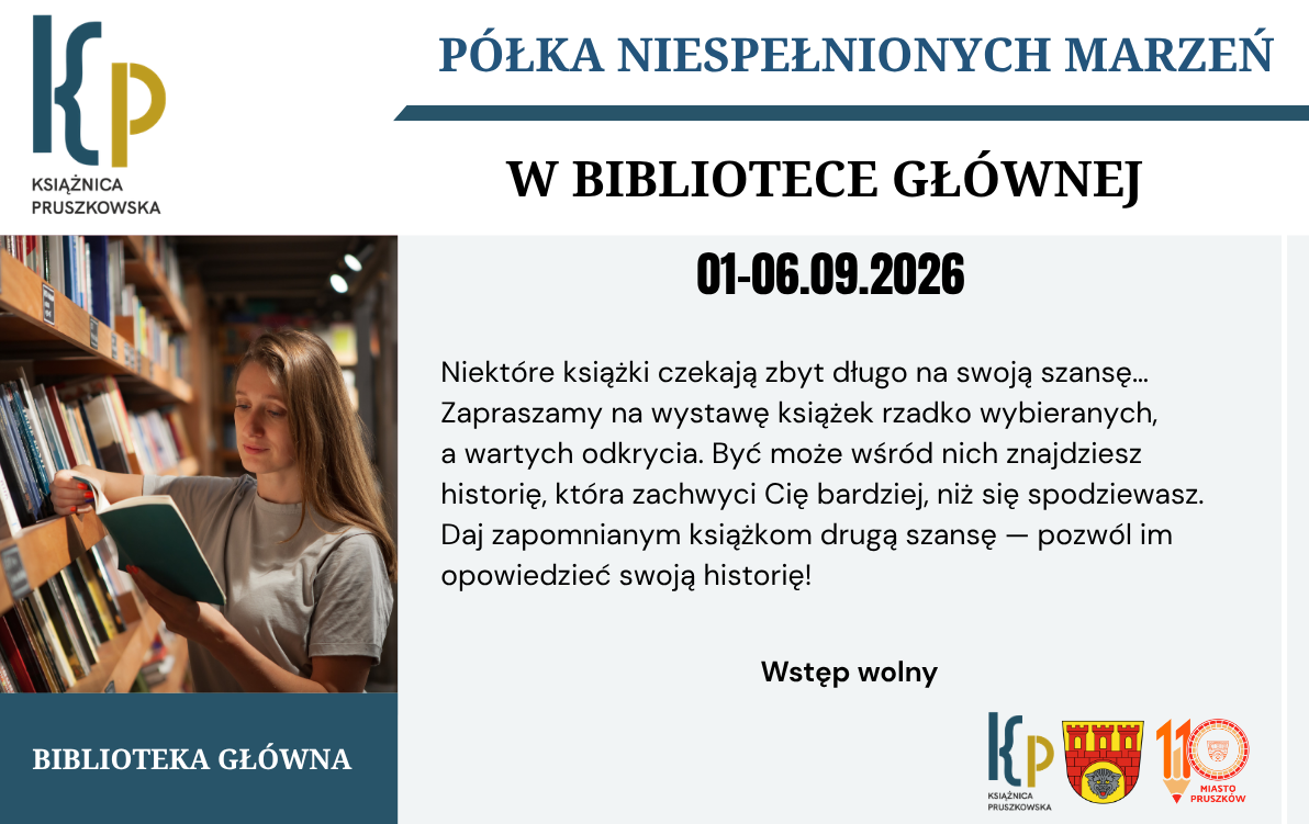 Regał z&nbsp;książkami zapomnianymi, kt&oacute;re czekają na&nbsp;ponowne odkrycie