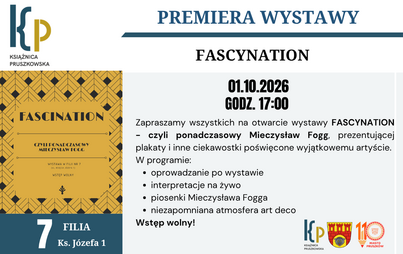 plakt reklamujący premierę wystawy
