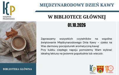 Światowy Dzień Kawy w pruszkowskiej bibliotece