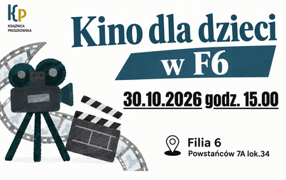 Kino dla dzieci w Filii nr 6.