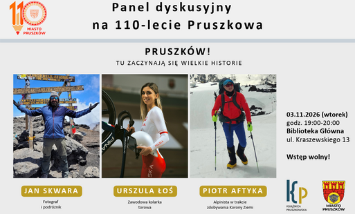 Zdjęcie do Panel dyskusyjny z okazji 110-lecia Miasta Pruszkowa w Oddziale dla Dorosłych (Biblioteka Gł&oacute;wna)