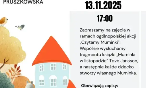 Zapraszamy na wydarzenia w listopadzie w Filii nr 5!