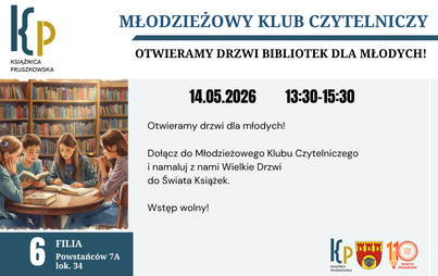 Młodzieżowy Klub Czytelniczy w Filii nr 6