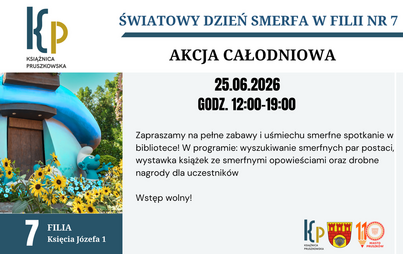 Światowy Dzień Smerfa w Filii nr 7