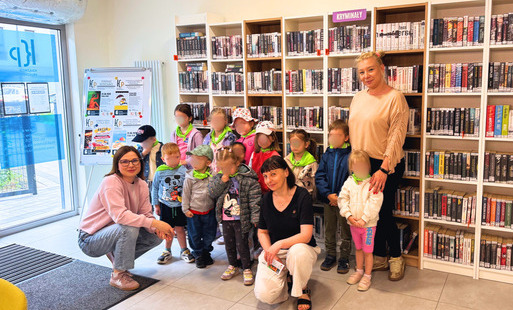 Lekcja Biblioteczna w Filii nr 6 dla Przedszkola "Słoneczna Kraina"