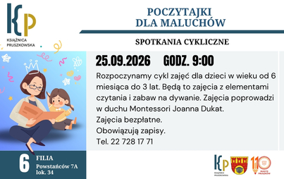Poczytajki dla Maluchów w Filii nr 6