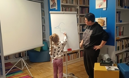 Spotkanie autorskie z Marią Mazińską w Bibliotece Głównej