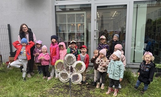 Wiosna w Filii nr 6 - warsztaty plastyczne dla przedszkolaków.