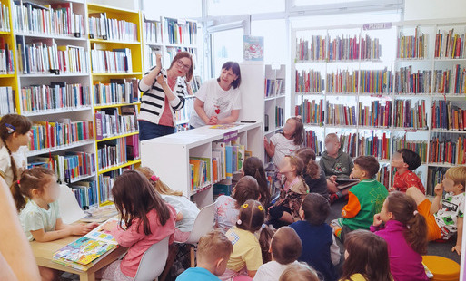 Lekcja Biblioteczna dla Przedszkola „Kraina Cudów” w Filii nr 6