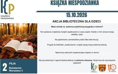 Książka Niespodzianka w Filii nr 2