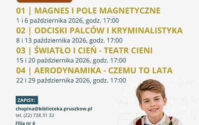 Portal Odkrywców: Zapraszamy na kolejne spotkanie warsztatowe „Magnes i pole magnetyczne” w Filii nr 4!