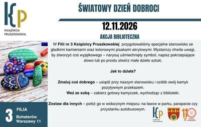 Światowy Dzień Dobroci w Filii nr 3
