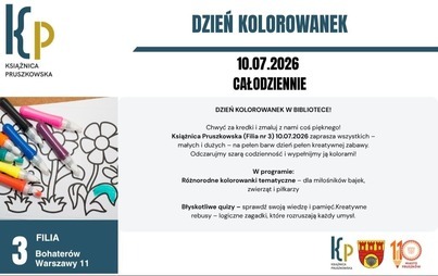 Dzień Kolorowanek w Filii nr 3