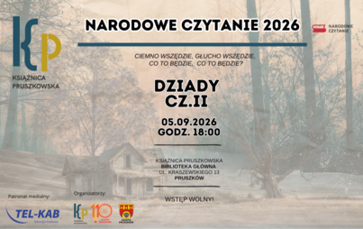 Narodowe Czytanie 2026 w Bibliotece Głównej!